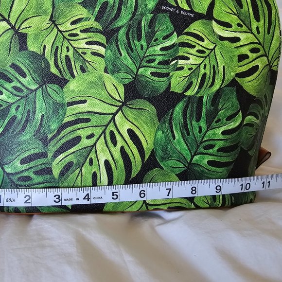 Dooney & Bourke Monstera Purse - Handbag - Zip Satchel - Picture 10 of 13